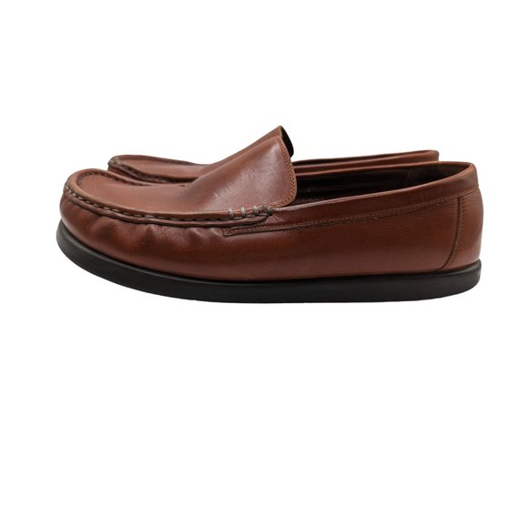 BAR Germany Men\'s Real Leather Slip On Loafer Brown Casual Shoes Size 9 main image 10